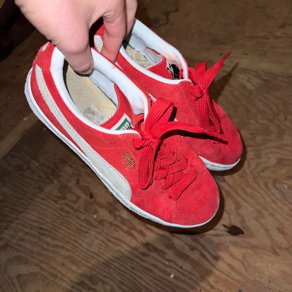 Suede puma shoes